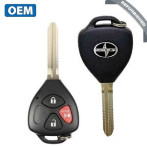 2008-2013 Scion / 3-Button Remote Head Key / PN: 89070-21120 / MOZB41TG (G Chip) (OEM Refurb)