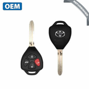 2008-2013 Toyota Avalon Venza / 4-Button Remote Head Key / PN: 89070-02270 / GQ4-29T (OEM Refurb)