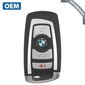 2009-2012 BMW 5 / 7 Series / 4-Button Smart Key / PN: 9265973-01 / KR55WK49863/ CAS4 / 315 Mhz (OEM Refurb)