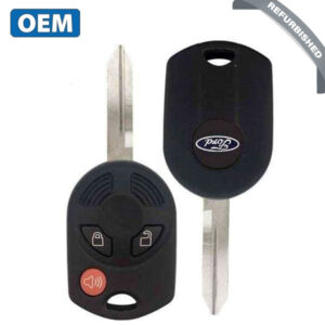 2011-2012 Ford Edge Fusion F-Series / 3-Button Remote Head Key / PN: 164-R7043 / OUCD6000022 / H75 / Chip 80 Bit (OEM Refurb)