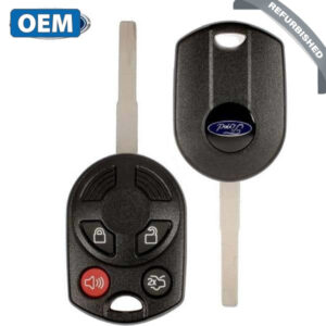2011-2024 Ford / 4-Button Remote Head Key / PN: 164-R8046 / OUCD6000022 / HU101 HS / Chip 80 Bit (OEM Refurb)