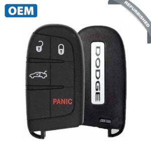 2011-2021 Dodge Charger Dart Challenger / 4-Button Smart Key / PN: 68051387AC / M3N40821302 (OEM Refurb)