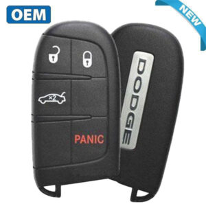 2011-2020 Dodge Charger Dart Challenger / 4-Button Smart Key / PN: 68051387AC / M3N40821302 (OEM)