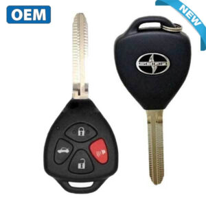 2013-2015 Scion FR-S / 4-Button Remote Head Key / PN: SU003-01445 / HYQ12BBY (G Chip) (OEM)