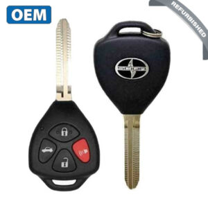 2013-2015 Scion FR-S / 4-Button Remote Head Key / PN: SU003-01445 / HYQ12BBY (G Chip) (OEM Refurb)