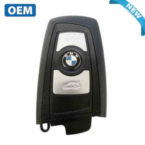2013-2018 BMW 7 / 5 / 3 Series / 3-Button Smart Key / YGOHUF5767 / FEM / 433 Mhz - Black Trim (OEM)
