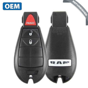2013-2019 Dodge RAM / 3-Button Remote Fobik Key / PN: 56046953AE / GQ4-53T (OEM Refurb)
