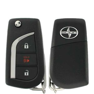 2014-2015 Scion tC / 3-Button Flip Key / PN: 89070-21150 / MOZB95TH (G Chip) (OEM Refurb)