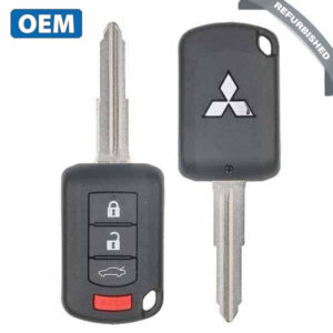 2016-2017 Mitsubishi Lancer / 4-Button Remote Head Key / PN: 6370B945 / OUCJ166N (OEM Refurb)
