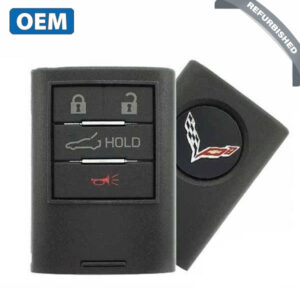 2016-2019 Chevrolet Corvette / 4-Button Smart Key / PN: 23465950 / NBGGD9C04 (OEM Refurb)