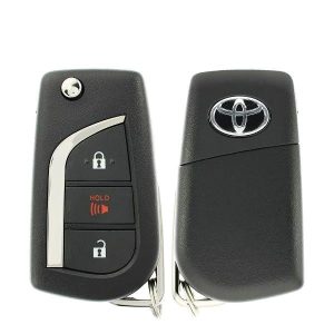 2016-2021 Toyota Corolla Scion iM / 3-Button Flip Key / PN: 89070-12C20 / HYQ12BFB (H Chip) (OEM Refurb)