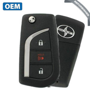2016-2016 Scion iM / 3-Button Flip Key / PN: 89070-12B00 / HYQ12BFA (OEM Refurb)