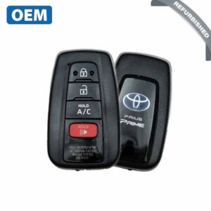 2017-2021 Toyota Prius Prime / 4-Button Smart Key / PN: 89904-47460 / HYQ14FBE-0410 (OEM Refurb)