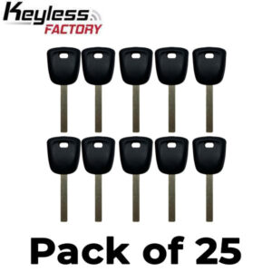25 x 2010 - 2019 GM B119 Transponder Key (AFTERMARKET) (Bundle of 25)