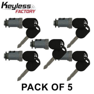 5 x 2001-2020 Ford / Truck / SUV / Ignition Lock / 8-Cut / Coded / 708616C (AFTERMARKET) (Pack of 5)