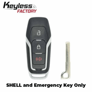 2013-2018 Ford / 3-Button Smart Key SHELL for M3N-A2C31243800, M3N-A2C31243300 (AFTERMARKET)