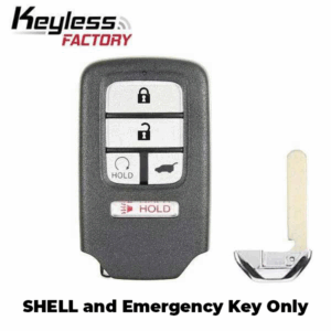 2016-2019 Honda / 5-Button Smart Key SHELL for KR5V1X, KR5V44, KR5T44 (AFTERMARKET)