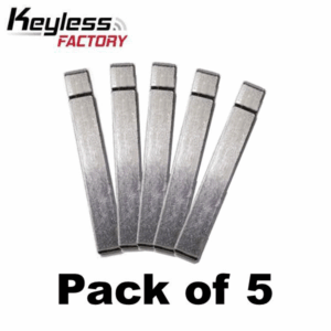 5 x 2010-2021 GMC / Remote Flip Key Blade / PN: HU100 (AFTERMARKET) (Pack of 5)
