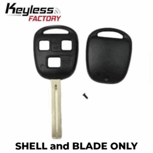 1997-2011 Lexus / 3-Button Remote Head Key SHELL / TOY40 / HYQ12BBT, HYQ1512V (AFTERMARKET)
