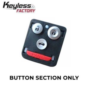 2007-2014 Acura / 4-Button Flip Key Interior Button Set for MLBHLIK-1T and OUCG8D-439H-A SHELLS (Buttons Only)