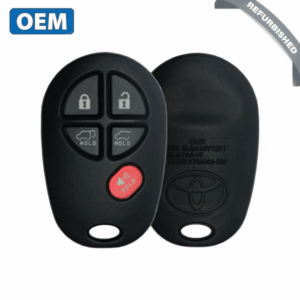 2007-2012 Toyota Highlander / 5-Button Keyless Entry Remote / PN: 89742-0W021 / GQ43VT20T (OEM Refurb)