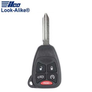 2008-2012 Jeep Liberty / 5-Button Remote Head Key / PN: 68029834 / OHT692713AA (AFTERMARKET)