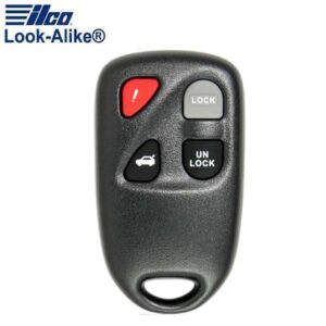 2004-2008 Mazda / 4-Button Keyless Entry Remote / PN: FEY1-67-5RY / KPU41848 (AFTERMARKET)