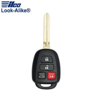 2013-2018 Toyota / 4-Button Remote Head Key / PN: 89070-42D40 / HYQ12BDM (AFTERMARKET)