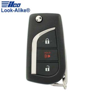 2017-2018 Scion iM / 3-Button Remote Flip Key / PN: 89070-12C20 / HYQ12BFB (AFTERMARKET)