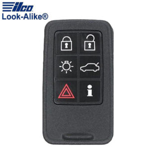 2007-2018 Volvo S60 S80 V40 V60 XC60 XC70 / 6-Button Smart Key / PN: 30659498 / KR55WK49266 (AFTERMARKET)