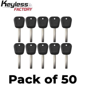 50 x 2008-2020 GM - B120 / B121 Transponder Key (46 Circle + Chip) (AFTERMARKET) (Bundle of 50)