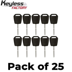 25 x 2013-2020 Ford Lincoln Side-Mill Transponder Key / HU101 (128-Bit) (AFTERMARKET) (Bundle of 25)