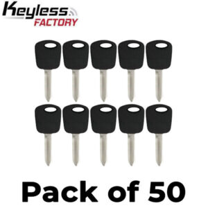 50 x H74 / H86 Ford Mazda Lincoln Transponder Key (4D60 Chip) (AFTERMARKET) (Bundle of 50)