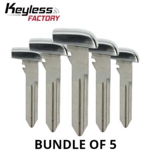 5 x Chrysler Dodge Jeep Y172 Emergency Key Blade (AFTERMARKET) (BUNDLE OF 5)