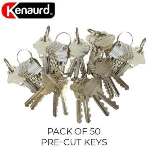 50 x Premium Pre-Cut Schlage Keys - SC1 - (Pack of 50)
