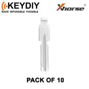 KEYDIY - HU58 - Flip Key Blade - #18 - For Xhorse / Keydiy Universal Remote Flip Keys - Pack of 10
