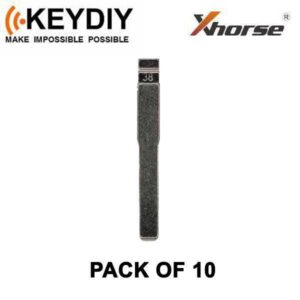 KEYDIY - HU101 - Flip Key Blade - #38 - For Xhorse / Keydiy Universal Remote Flip Keys - Pack of 10