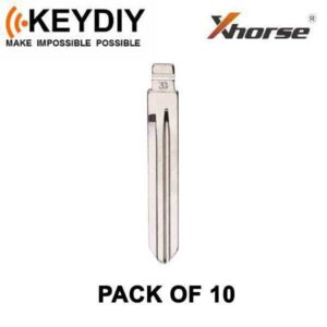 KEYDIY - HY15 - Flip Key Blade - #33 - For Xhorse / Keydiy Universal Remote Flip Keys - Pack of 10