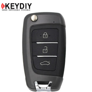 KEYDIY - Hyundai Style - 3-Button Flip Key Blank w/ Integrated Chip (KD-NB25)