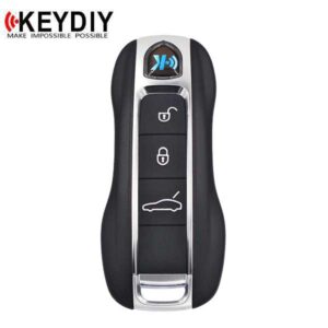 KEYDIY - Porsche Style - 3-Button Smart Key Blank - Black (KD-ZB19)