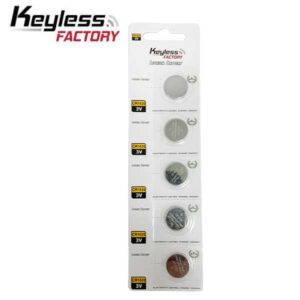 KeylessFactory - CR1620 - 3V Lithium Battery (5-Pack)