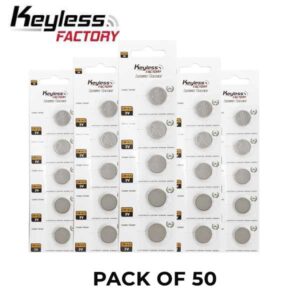 KeylessFactory - CR1632 - 3V Lithium Battery (50-Pack)