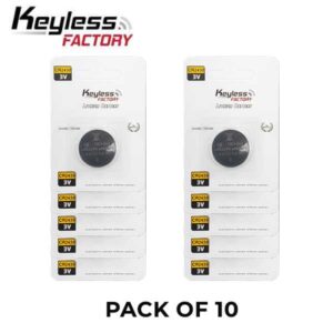 KeylessFactory - CR2430 - 3V Lithium Battery (10-Pack)