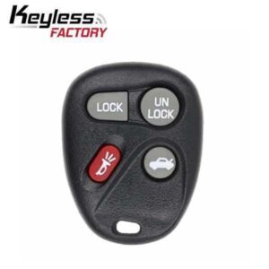 1997-2000 GM / 4-Button Keyless Entry Remote / PN: 10246215 / ABO0204T (AFTERMARKET)