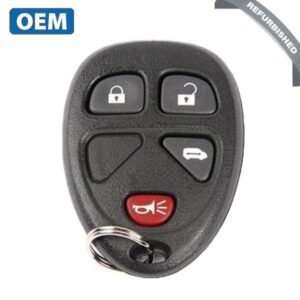 2005-2007 GM / 4-Button Keyless Entry Remote w/Power Door / PN: 15788021 / KOBGT04A (OEM Refurb)
