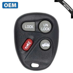 1997-2000 GM / 4-Button Keyless Entry Remote / PN: 10246215 / ABO0204T (OEM Recase)