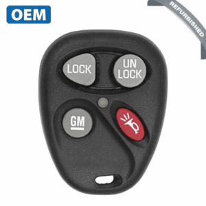 2002 Chevrolet Blazer / 4-Button Keyless Entry Remote / Dealer Installed / PN: 12490830 / EZSOEMTX (OEM REFURB)