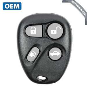 1998-2000 Cadillac DeVille / 4-Button Keyless Entry Remote / Gas / PN: 25656444 / KOBUT1BT (OEM REFURB)