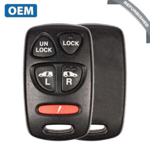 2002-2006 Mazda MPV / 5-Button Keyless Entry Remote Key / PN: LD52-67-5RY / OUCG8D-333A-A (OEM Refurb)