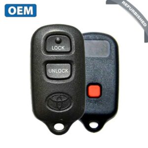 1998-2008 Toyota / 3-Button Keyless Entry Remote / PN: 89742-06010 / GQ43VT14T (OEM Refurb)